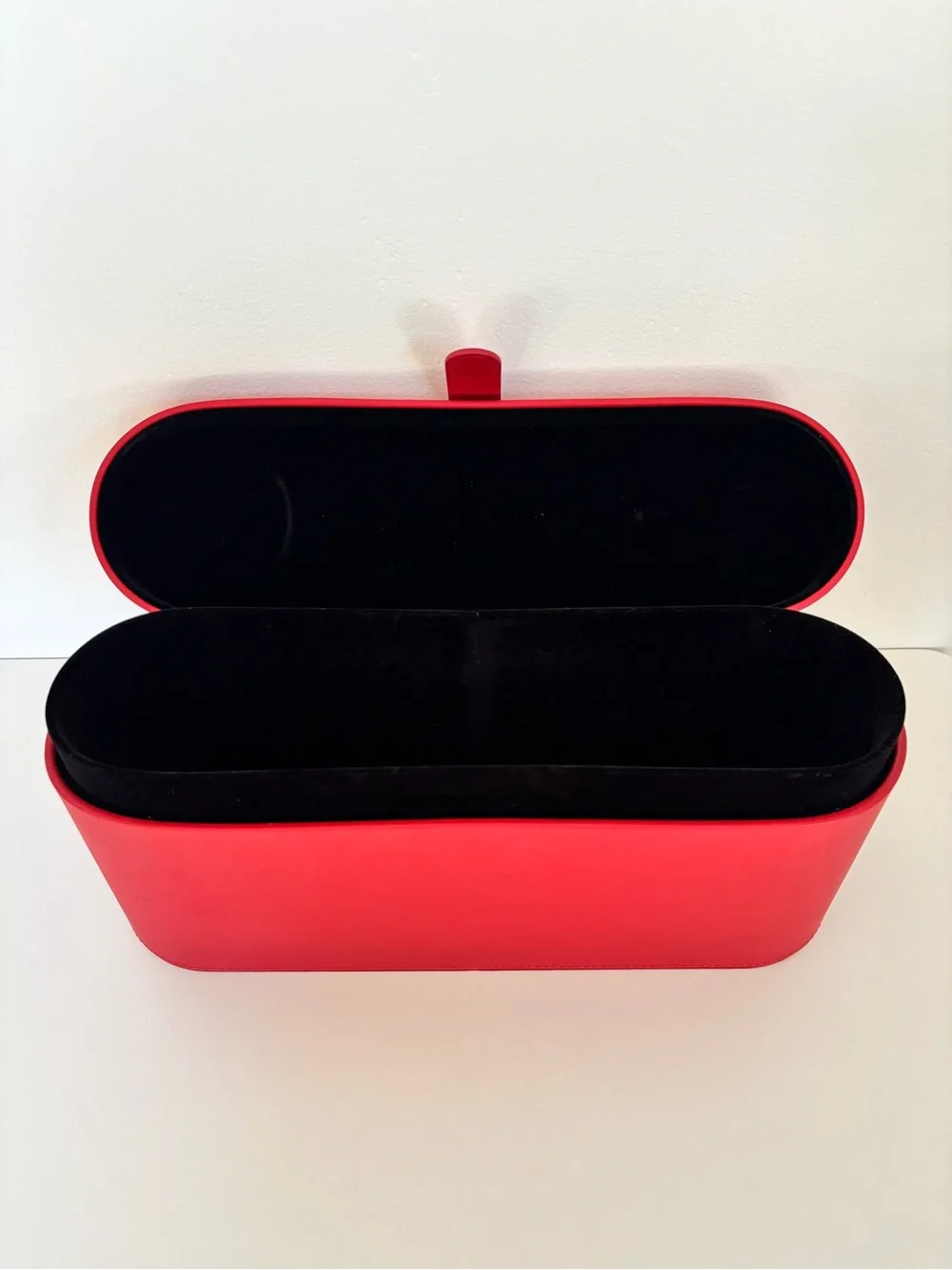 Dyson Airwrap Styler Leather Large Storage Hard Box Red - Case Only